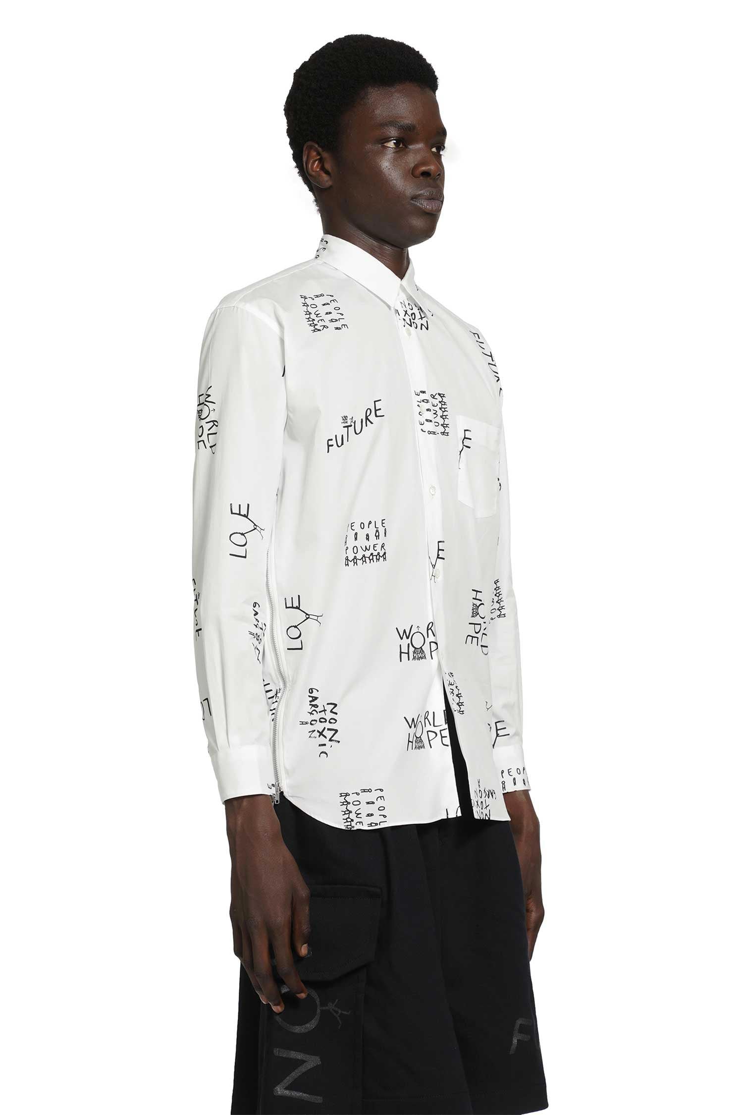 COMME DES GARCONS SHIRT Slogan Shirt, view 2