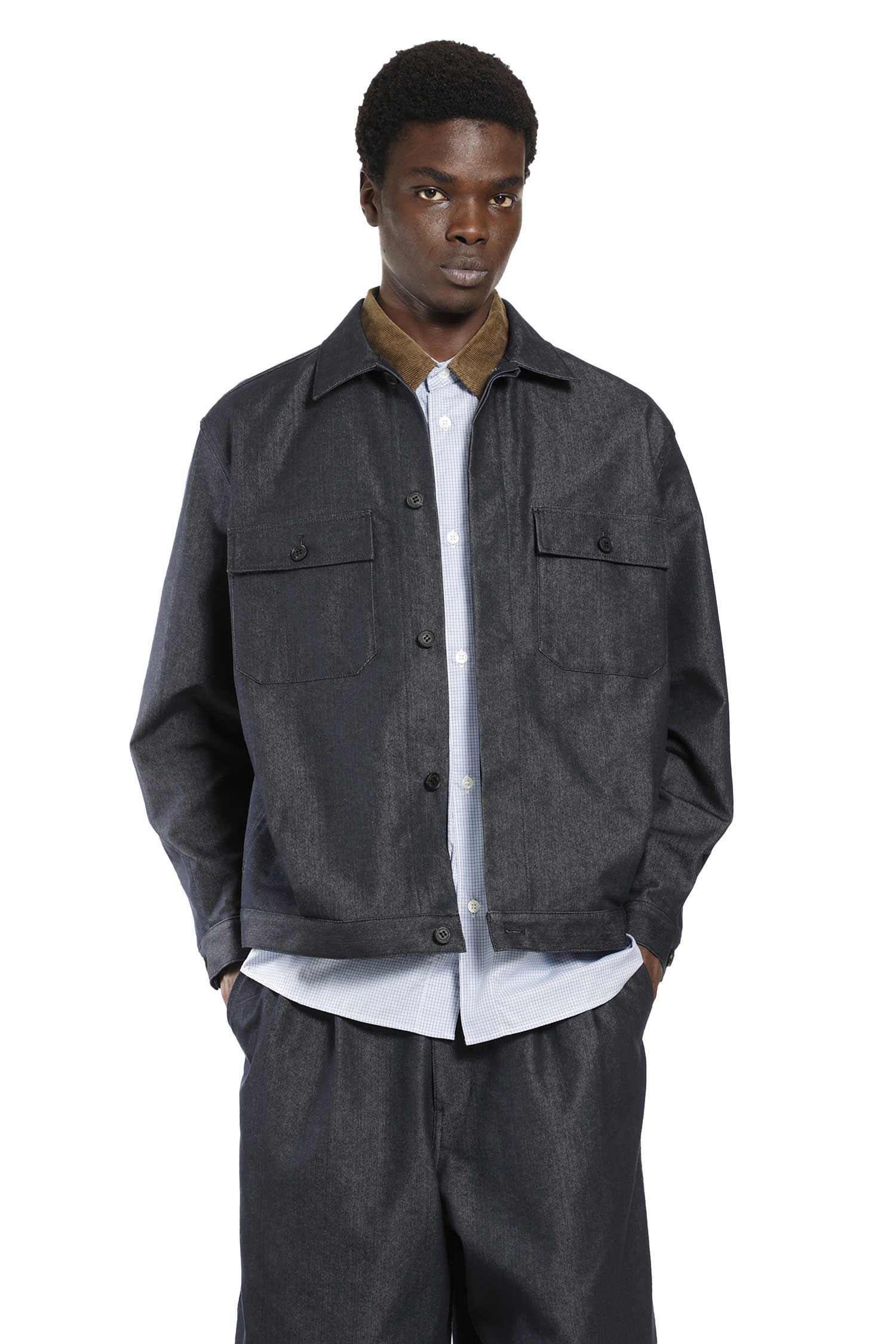 COMME DES GARCONS HOMME Raw Denim Jacket