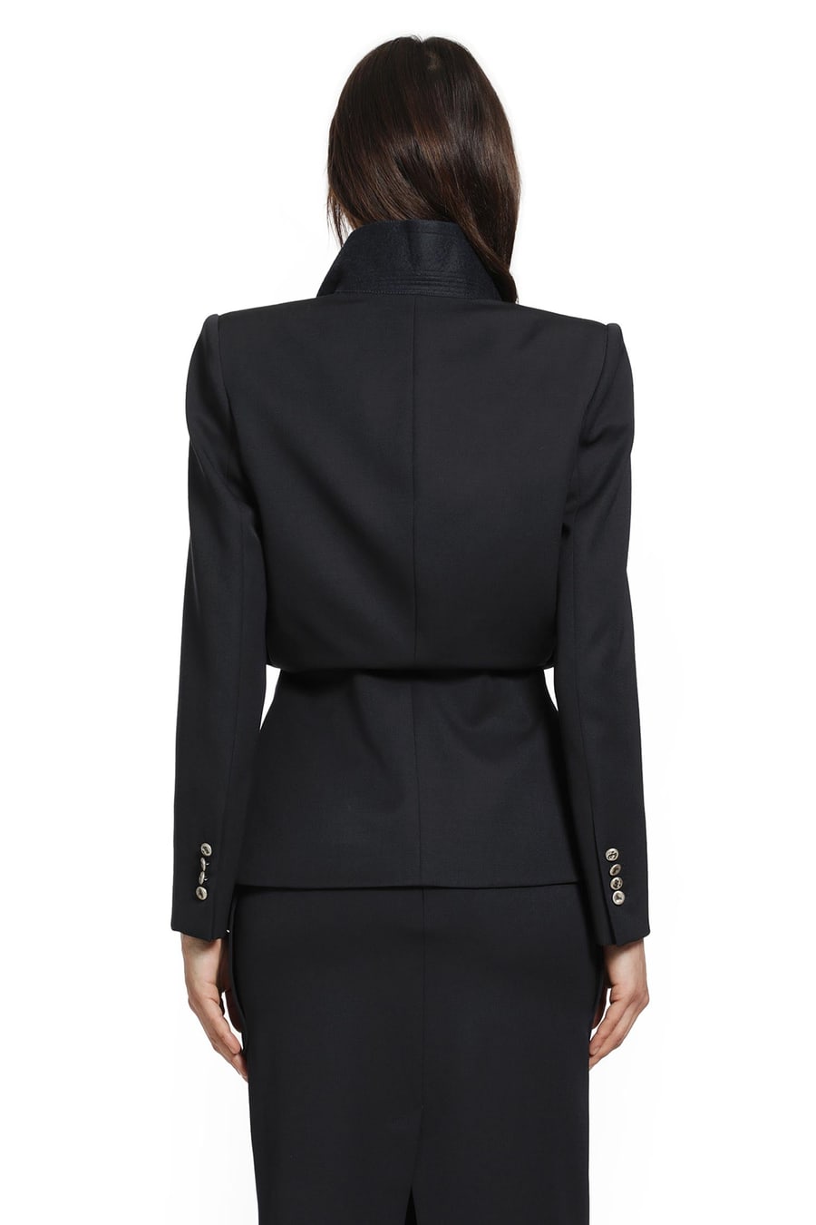 MCQUEEN Folded Lapel Blazer, view 4
