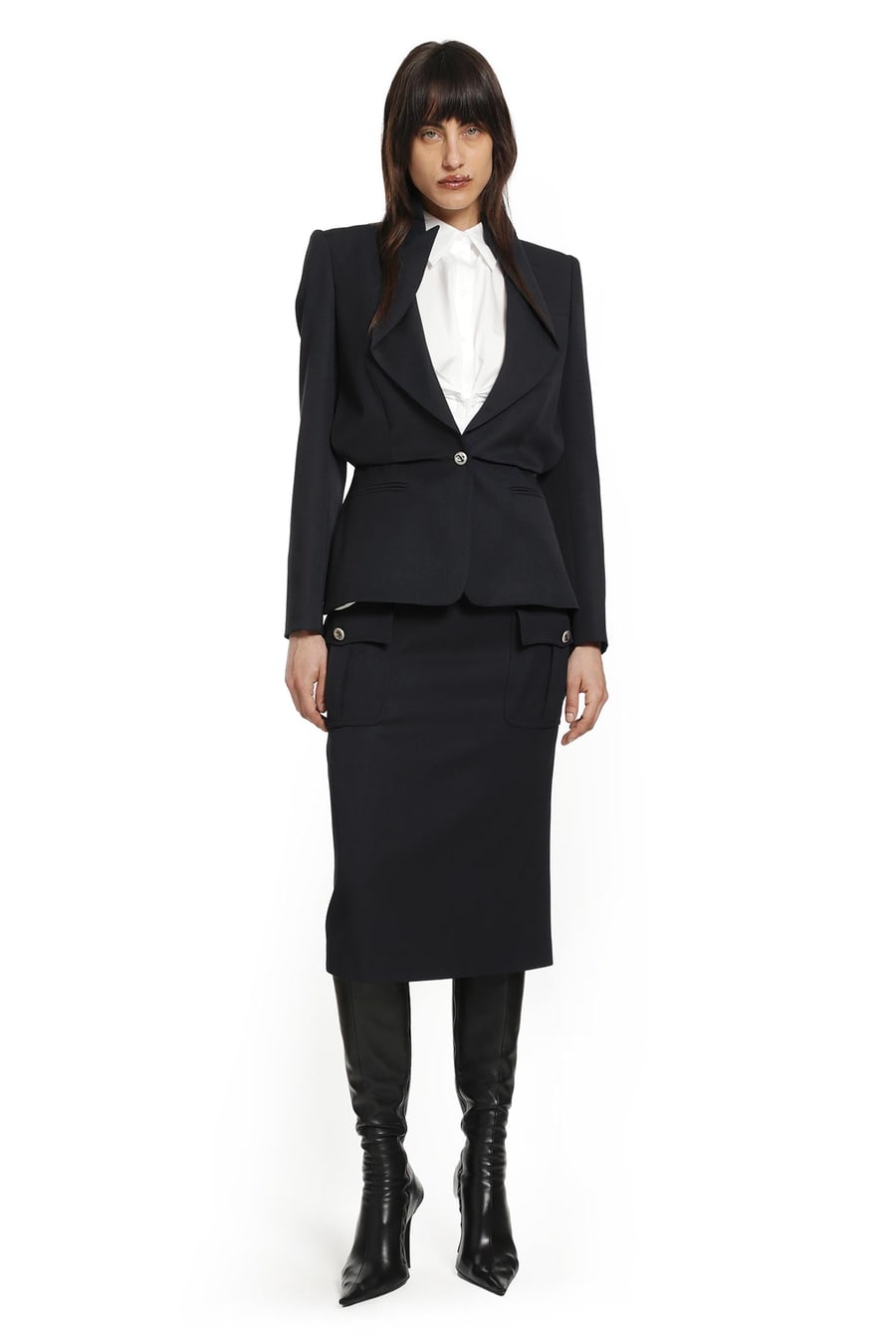 MCQUEEN Folded Lapel Blazer, view 6