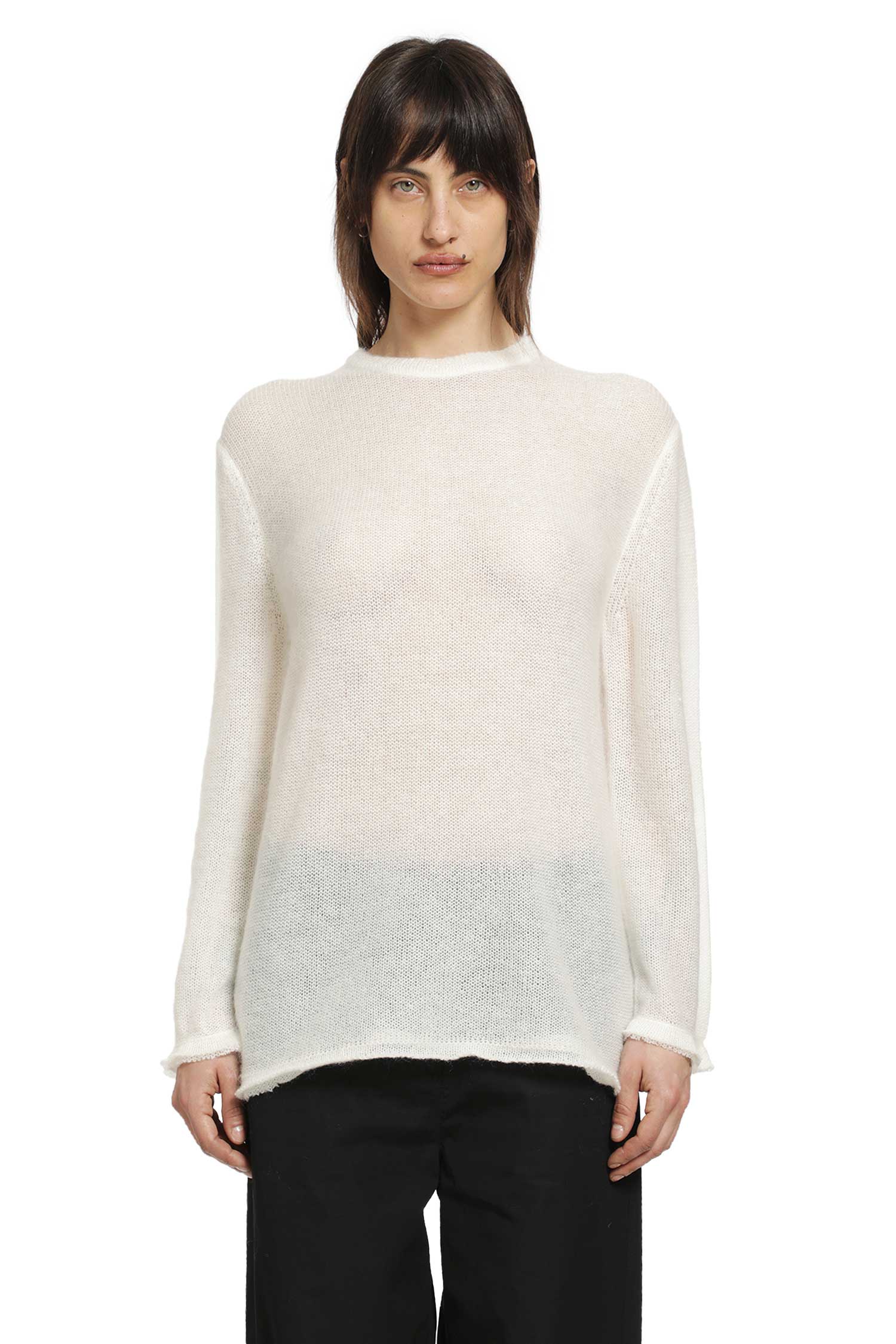 Toteme Long Open Weave Knit Sweater, view 2