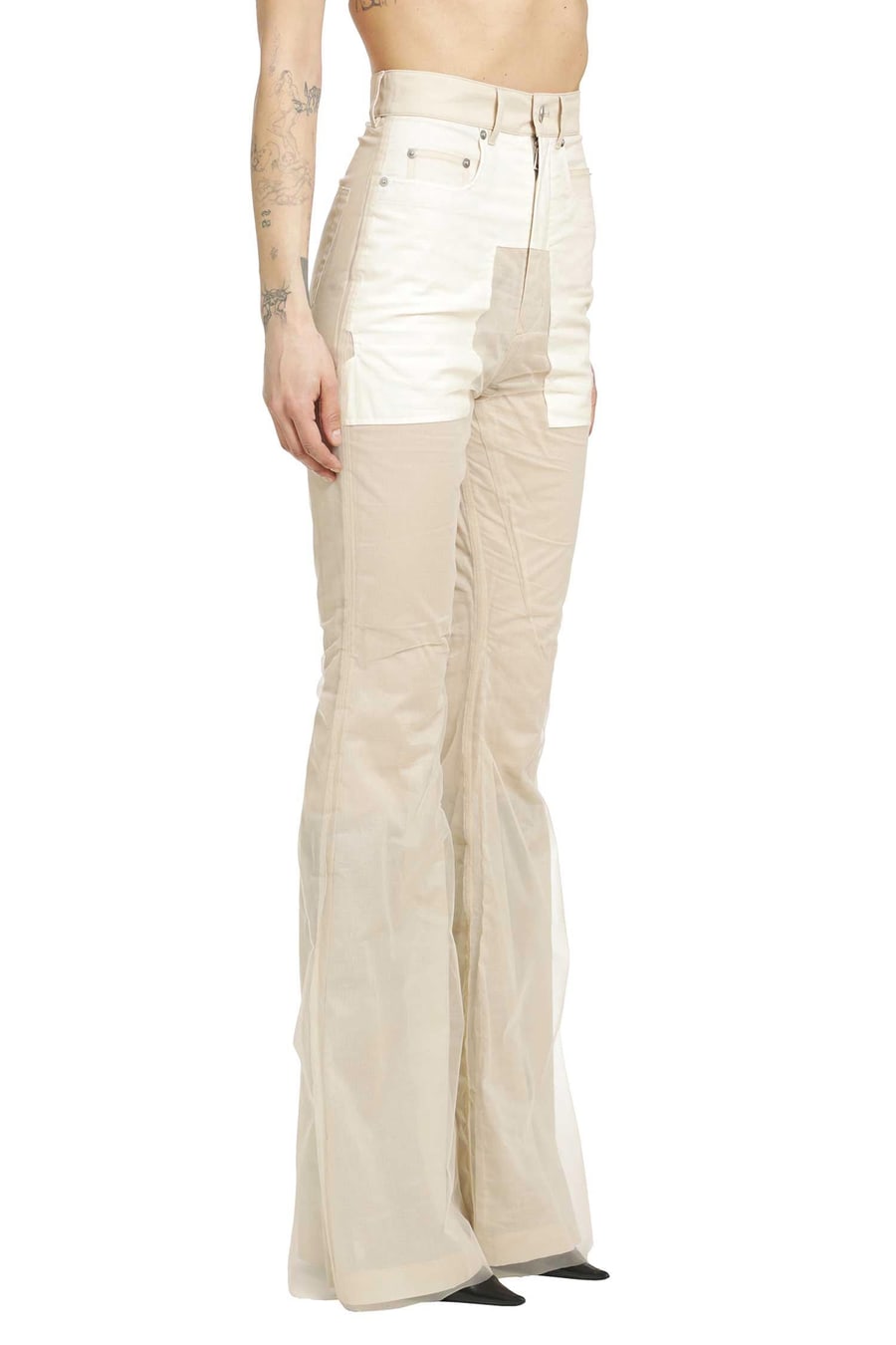 Rick Owens Temple Bolan Flared Trousers, view 3