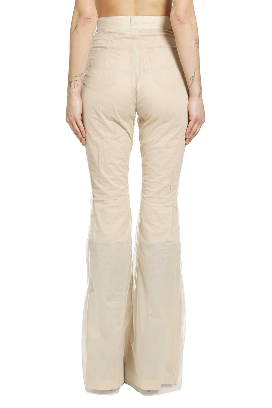 Rick Owens Temple Bolan Flared Trousers, view 4