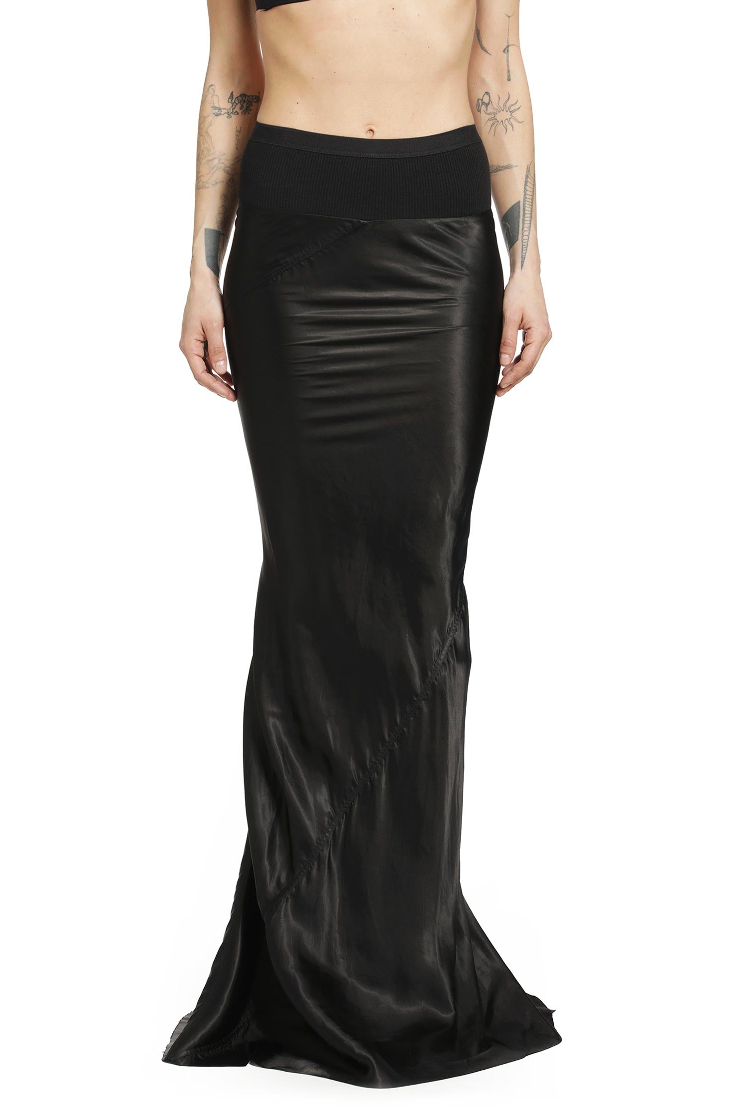 Rick Owens Temple Slim Long Coda Skirt, view 2