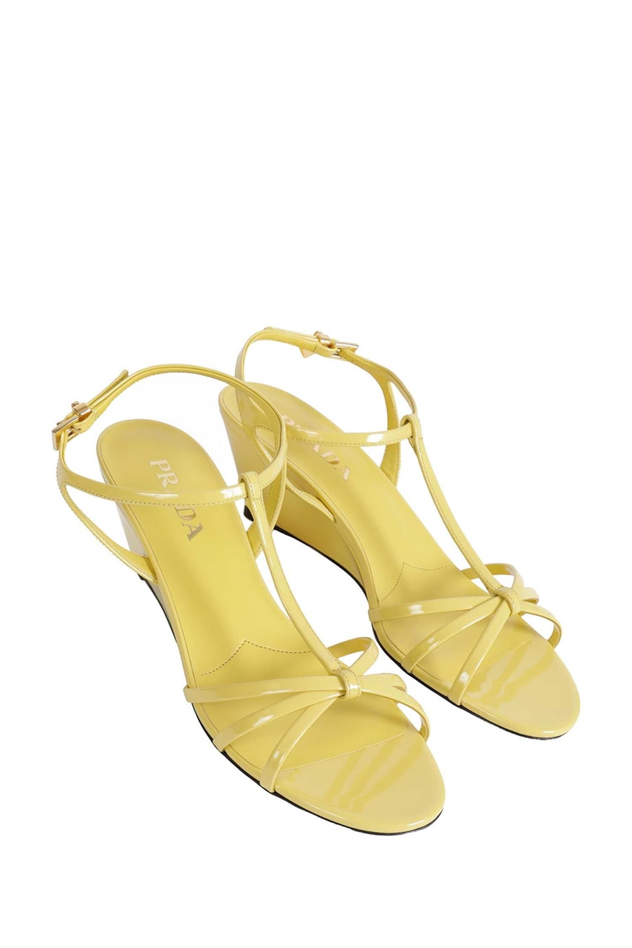 Prada Patent Leather Sandals, view 6