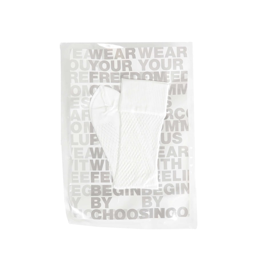 COMME DES GARCONS HOMME PLUS Mesh Socks, view 3