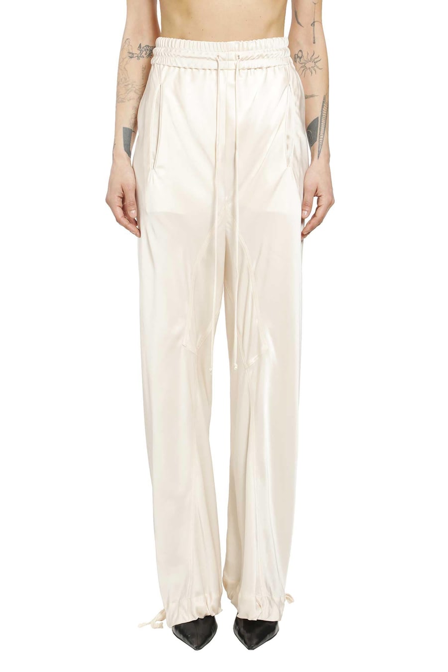 YEHUAFAN Satin Pants, view 2