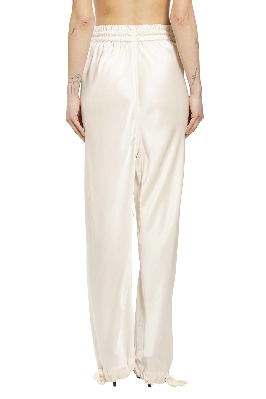 YEHUAFAN Satin Pants, view 4