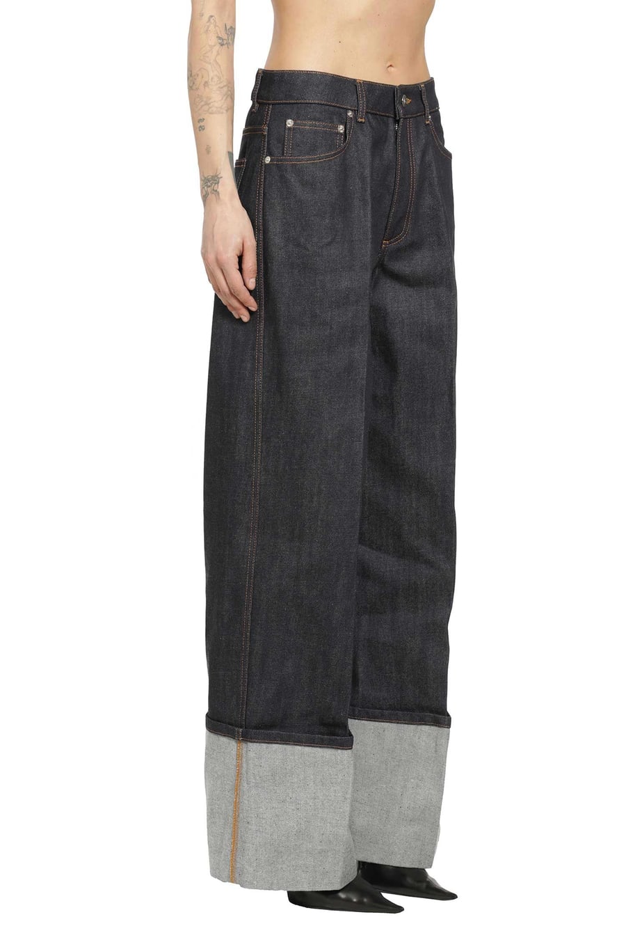 Givenchy Raw Turn-up Jeans, view 3