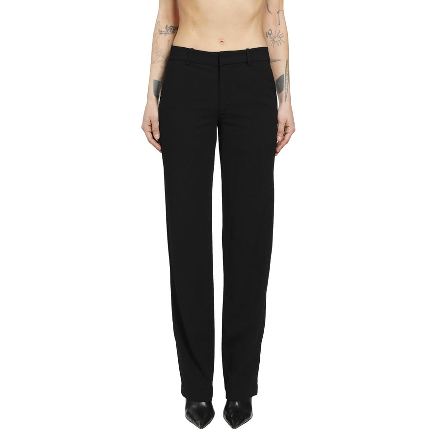 YEHUAFAN Tailored Wool Trousers, view 7