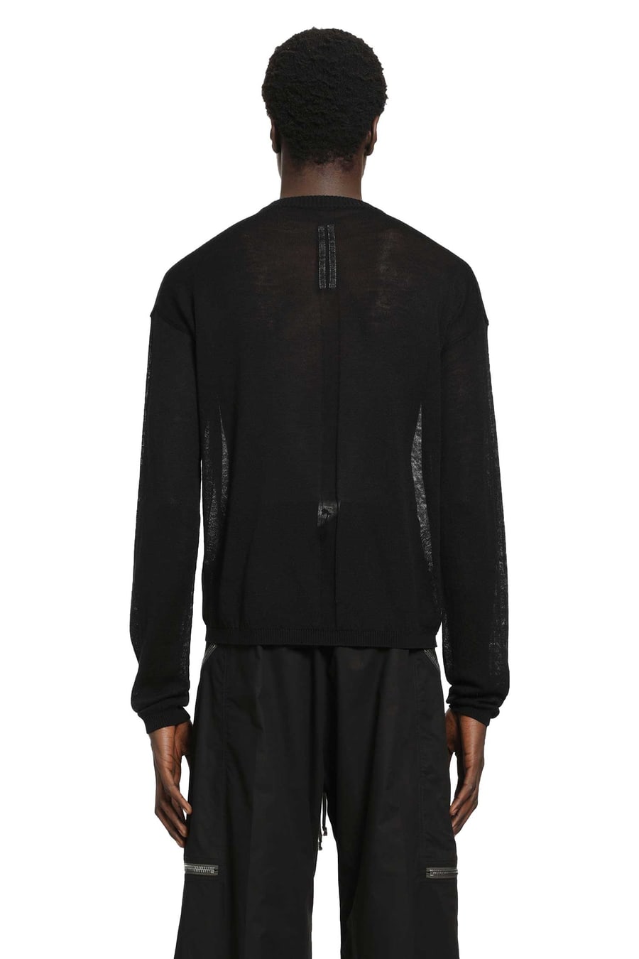 Rick Owens Temple Sheer Sweater, view 4