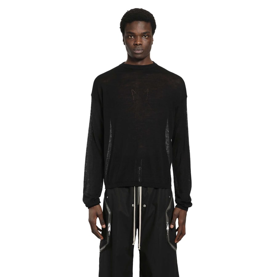 Rick Owens Temple Sheer Sweater, view 6