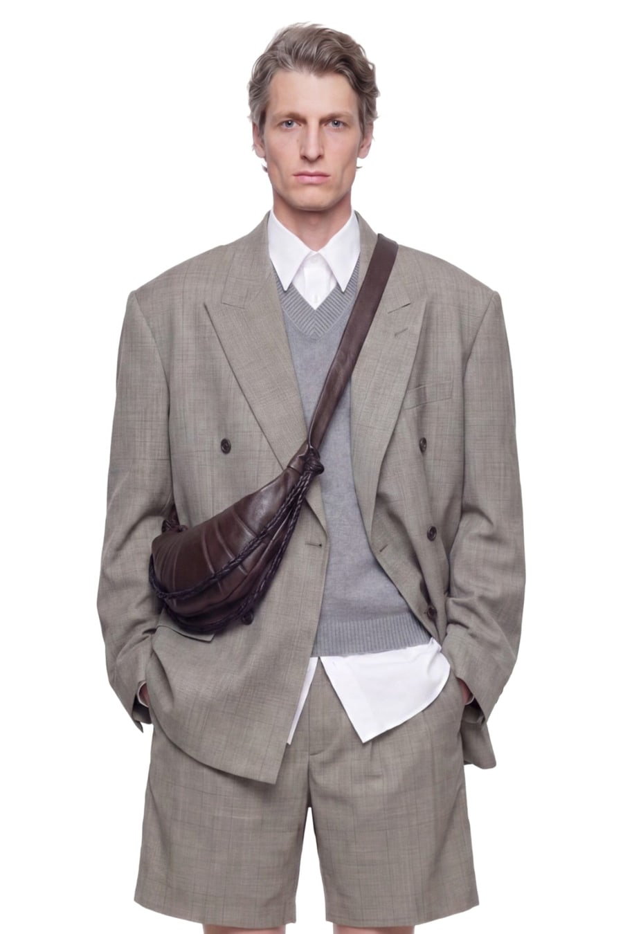 HED MAYNER Double-Breasted Wool Blazer
