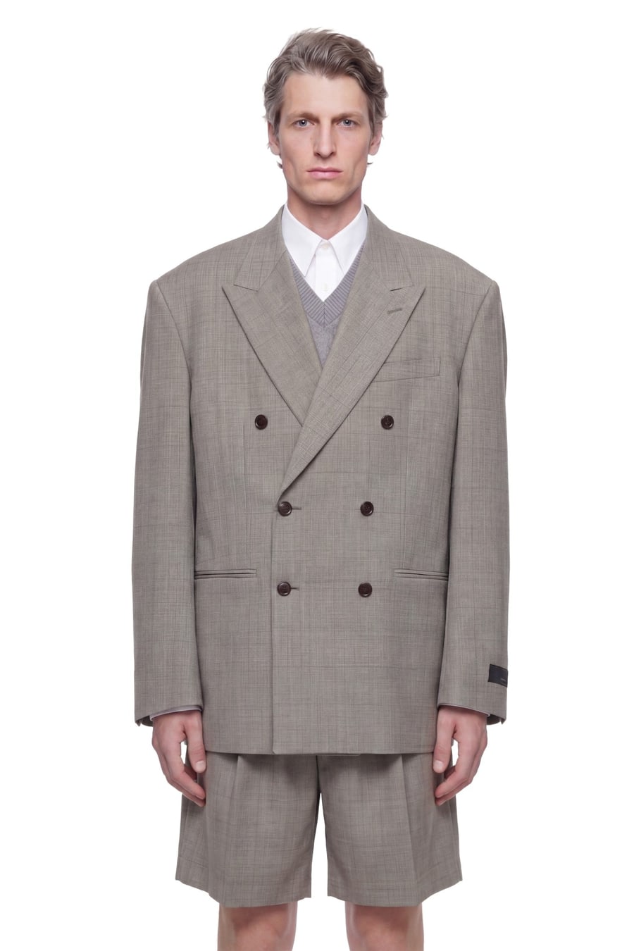 HED MAYNER Double-Breasted Wool Blazer, view 2