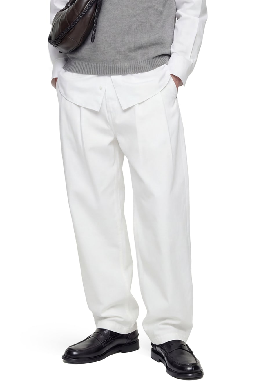 HED MAYNER Pleated Denim Pants
