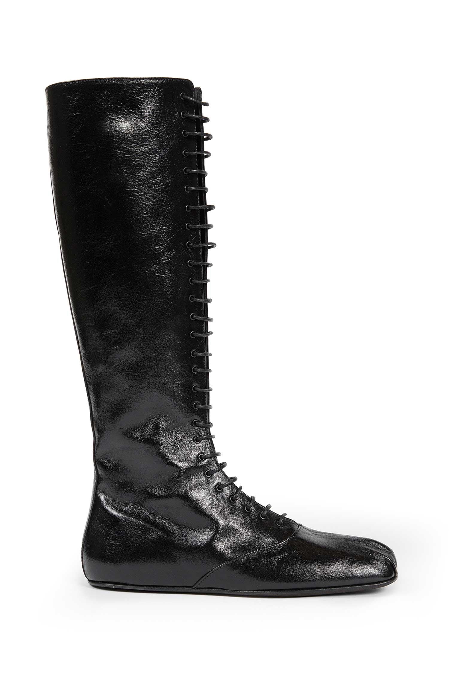 Ann Demeulemeester Ysha Boots in Semi-Shiny Leather