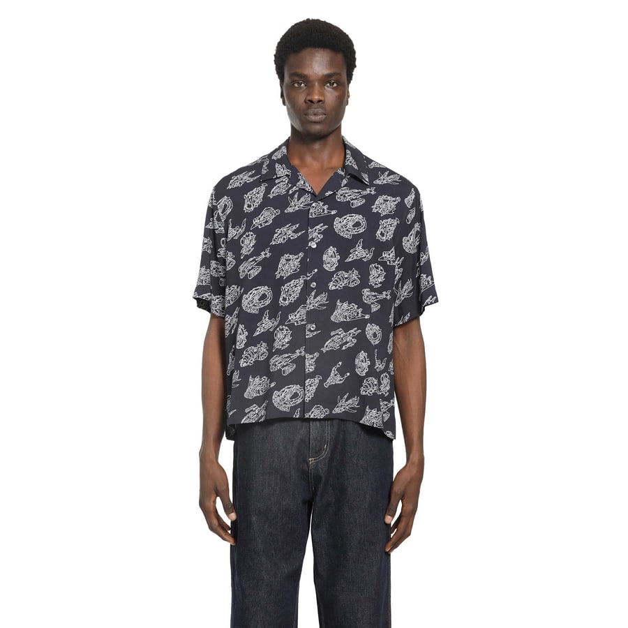 Moncler Printed Short Sleeve Shirt, view 6