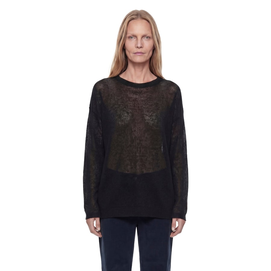 Toteme Long Open Weave Sweater, view 4