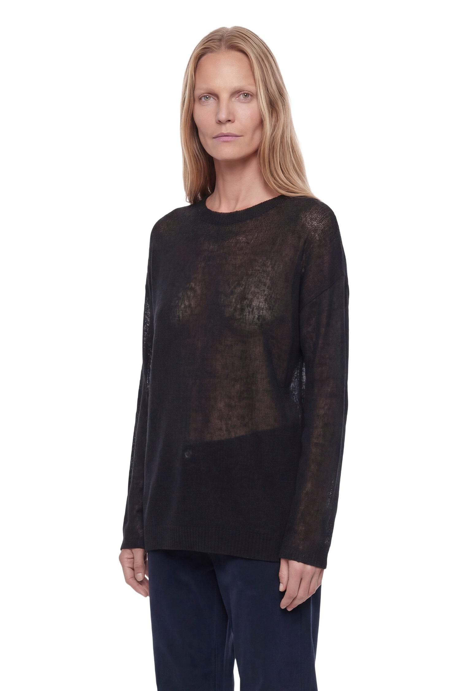 Toteme Long Open Weave Sweater, view 2