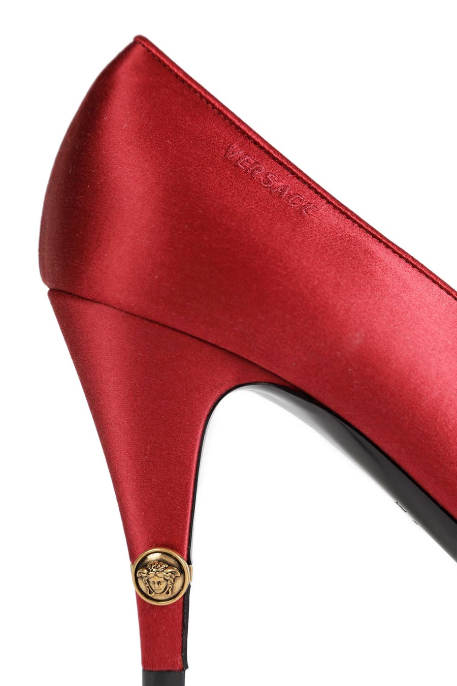 Versace Gianni Satin Pumps, view 8