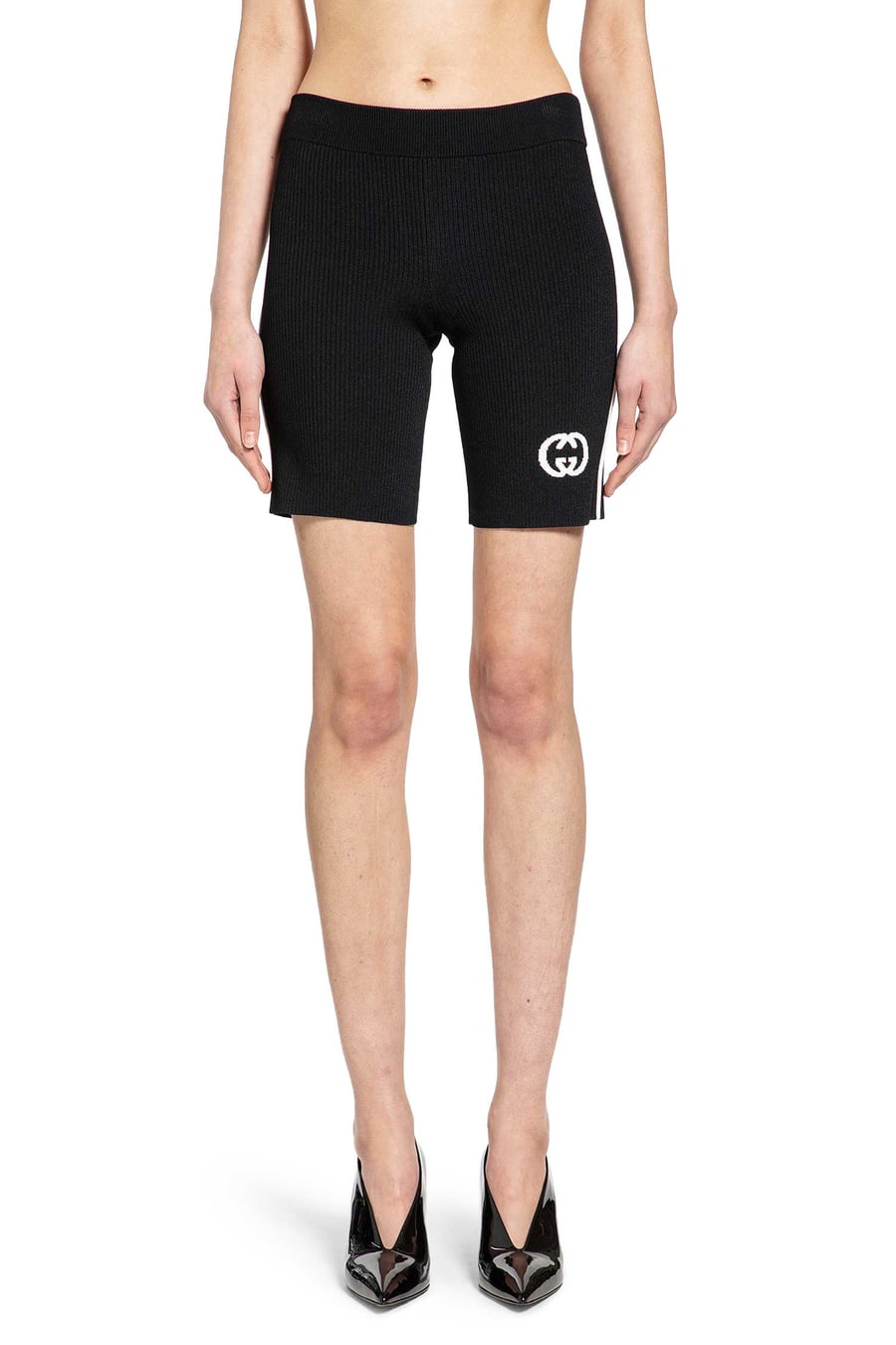 Gucci Interlocking G Viscose Shorts, view 2