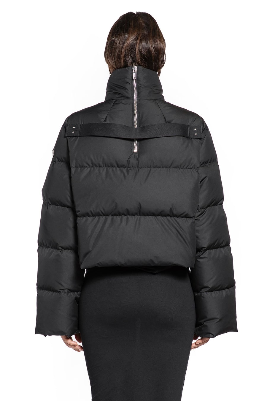 Rick Owens Moncler x Rick Owens Cropped Down Jacket, view 4