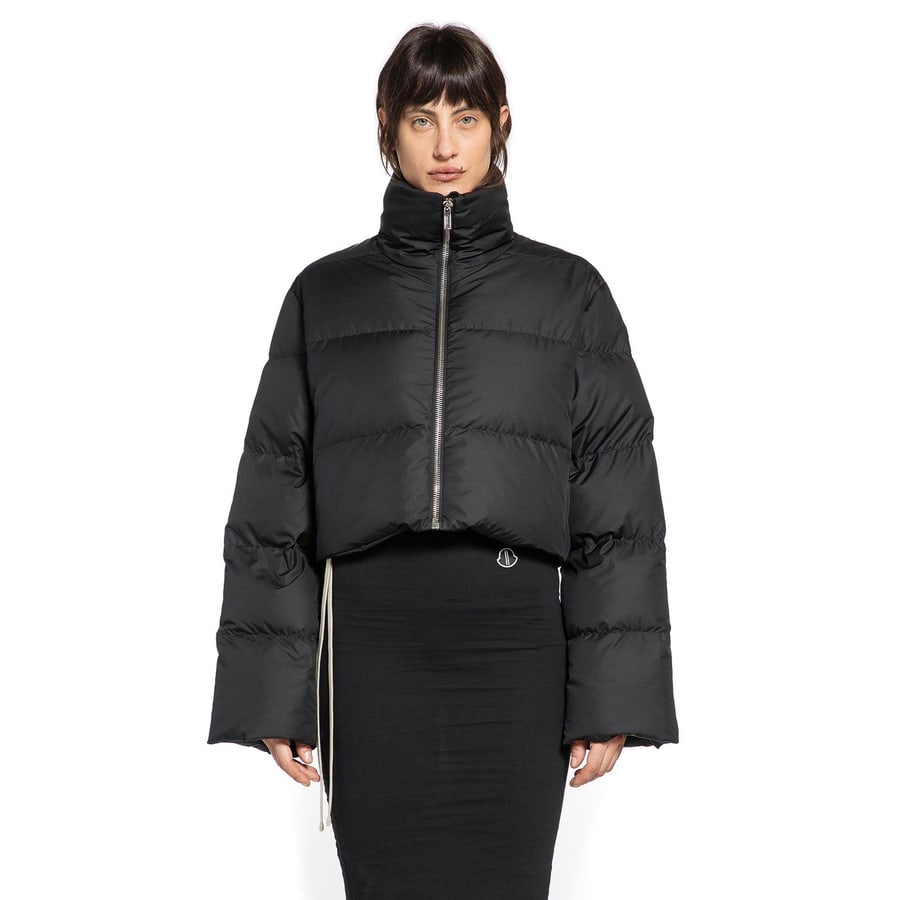 Rick Owens Moncler x Rick Owens Cropped Down Jacket, view 6