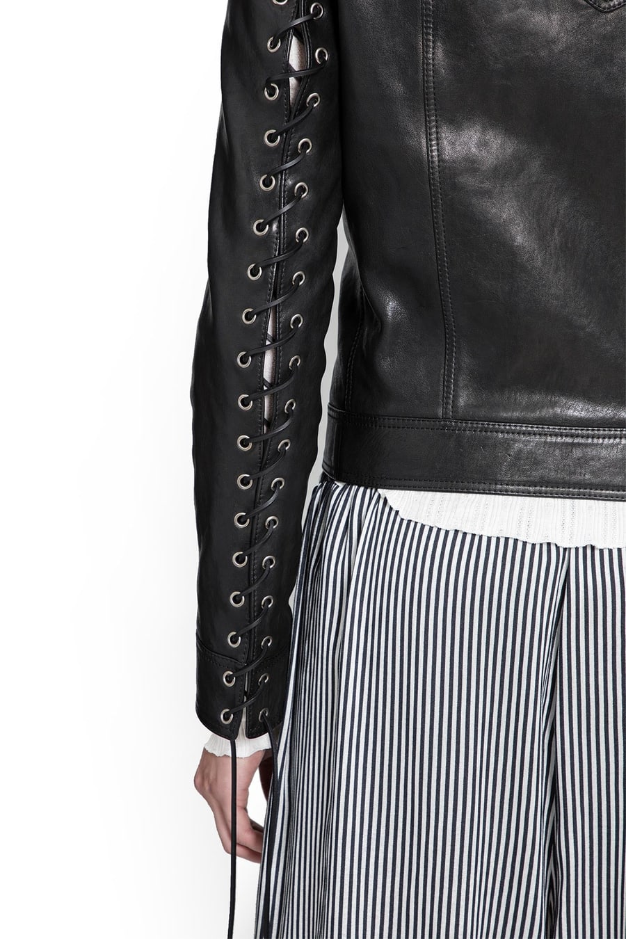 Ann Demeulemeester Ulv Western Jacket in Leather, view 5