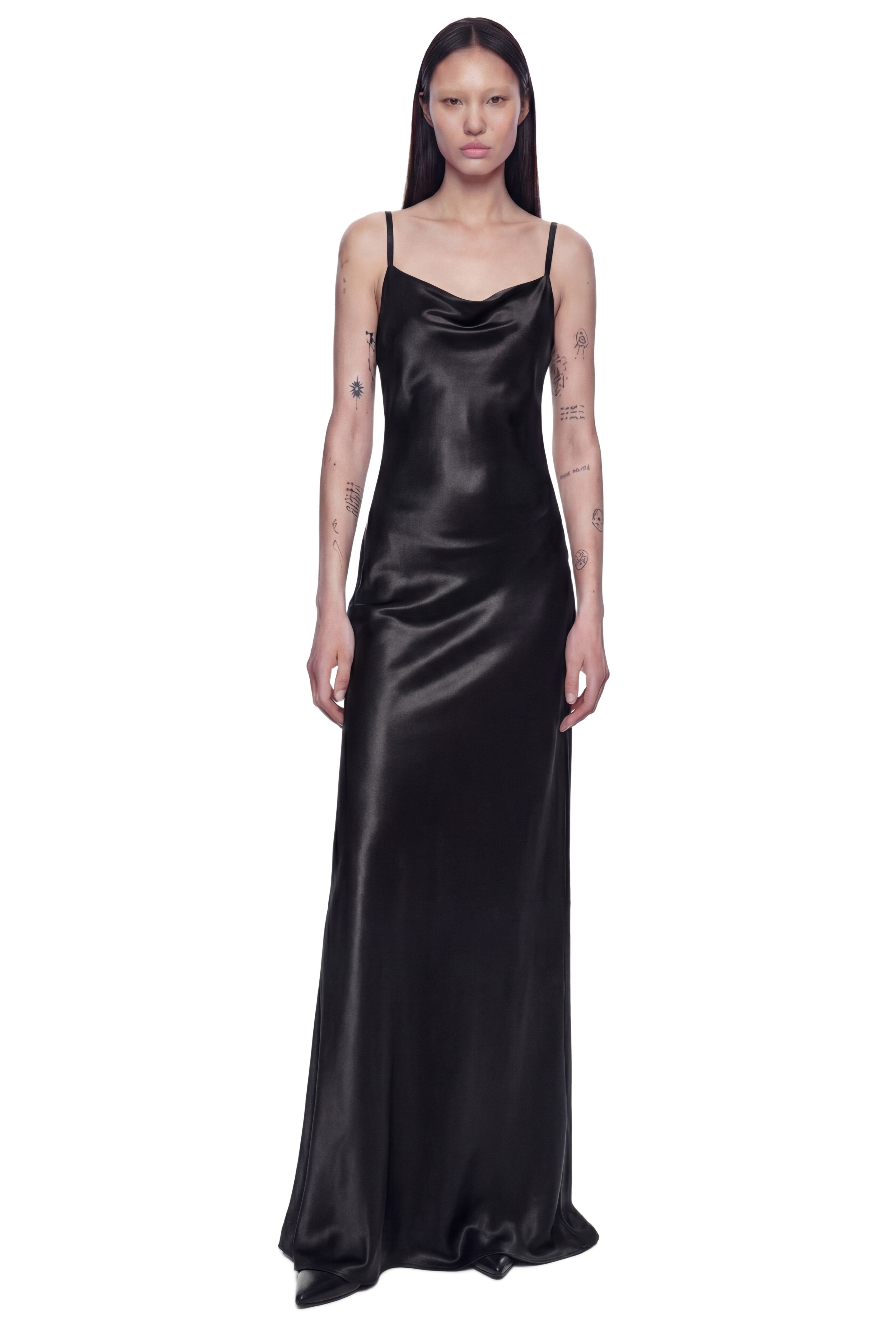 COURRÈGES Lingerie Glossy Long Dress