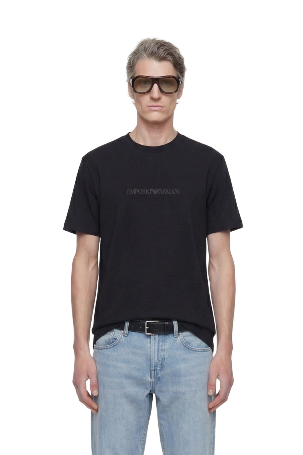Emporio Armani Pima-Jersey Logo T-Shirt