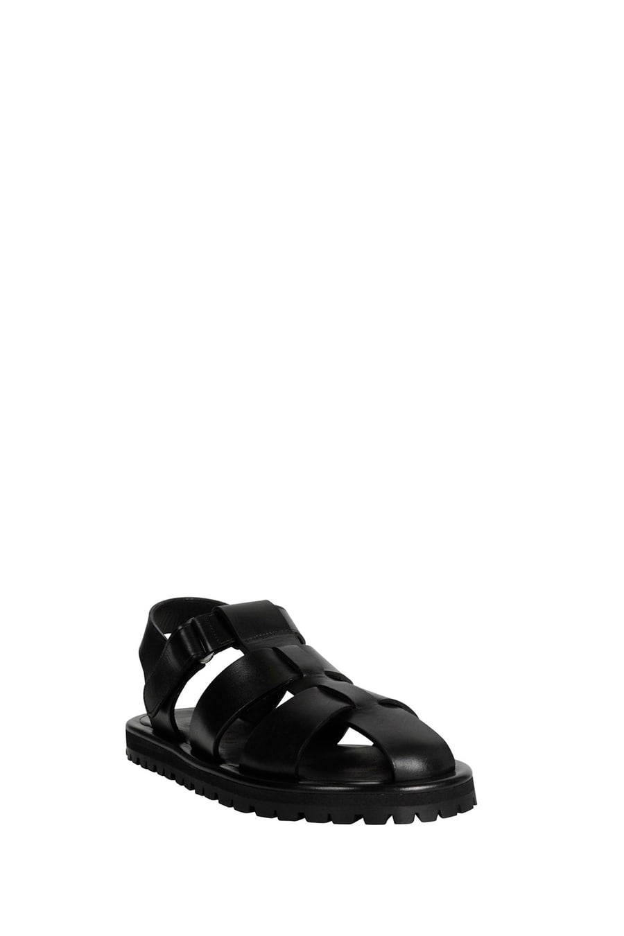 STUDIO NICHOLSON Sandom Leather Sandals, view 2