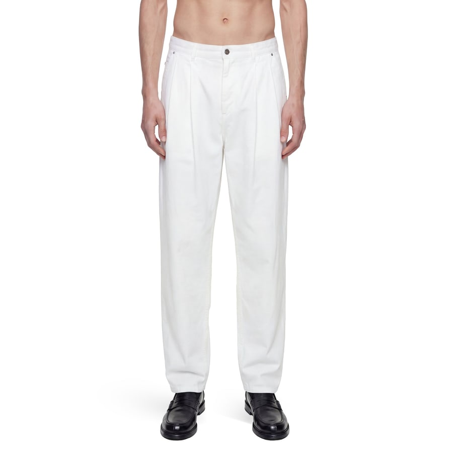 HED MAYNER Pleated Denim Pants, view 6