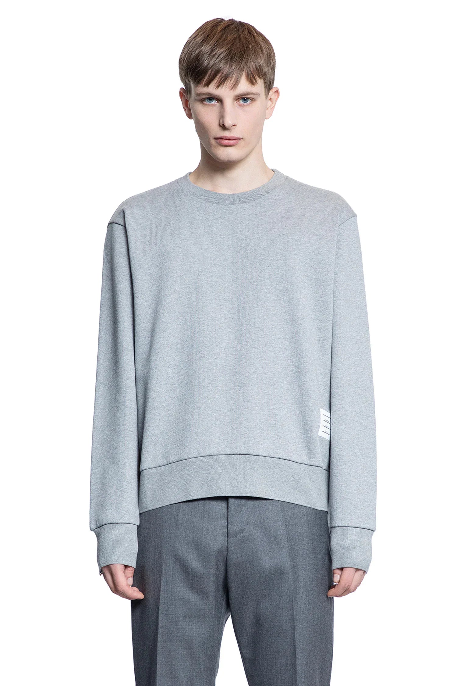 Thom Browne Loopback Stripe Sweatshirt, view 2