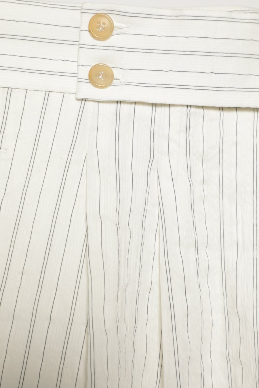 HED MAYNER Pinstriped Wool Shorts, view 5
