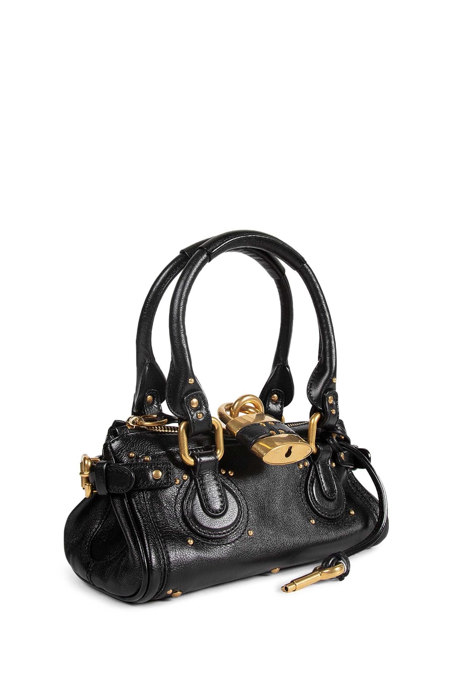 Chloé Small Paddington Bag in Grained Leather, view 2