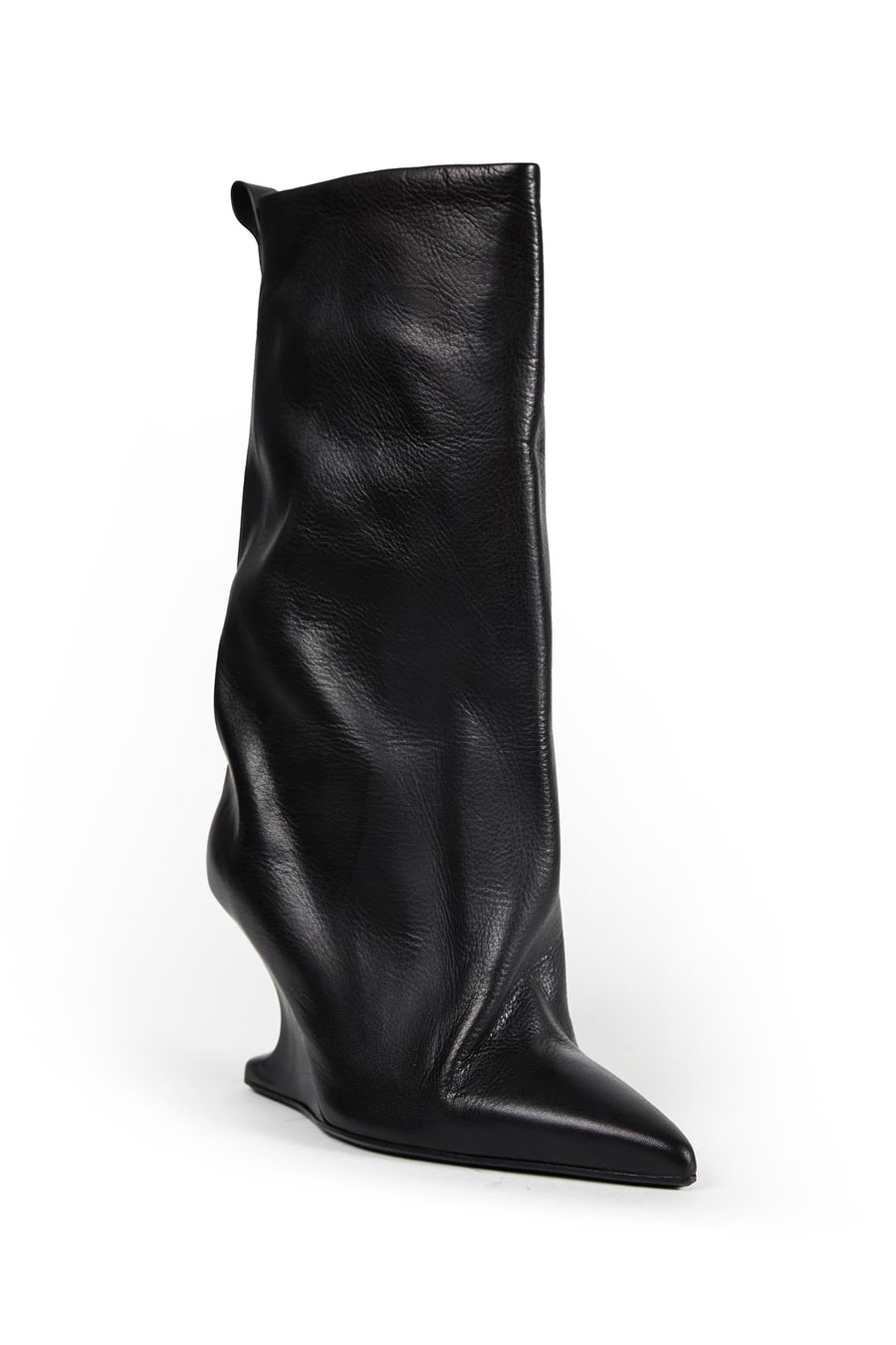 Rick Owens Temple Cantilever 8 Sharp Flared Boots, view 2