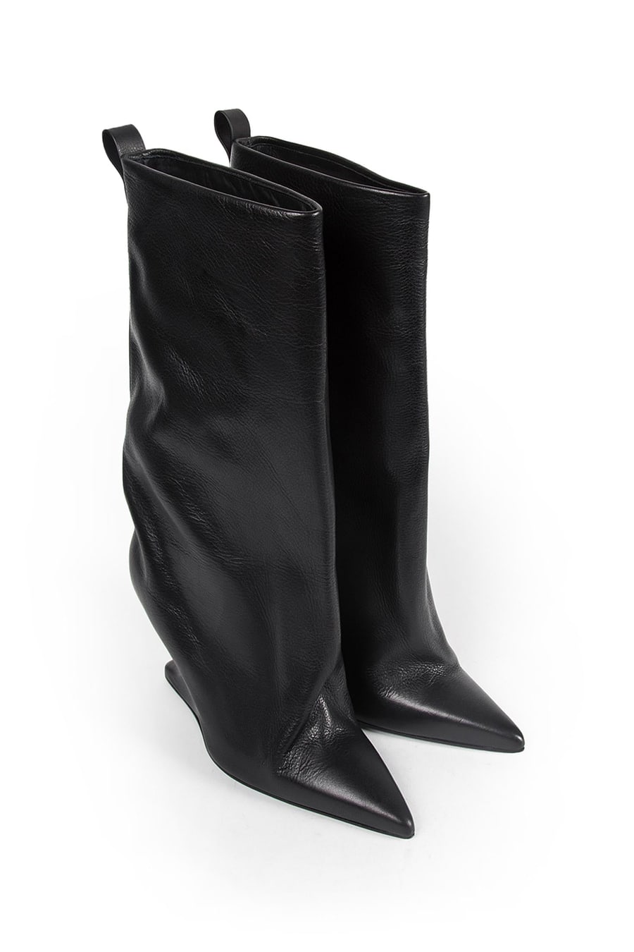 Rick Owens Temple Cantilever 8 Sharp Flared Boots, view 6