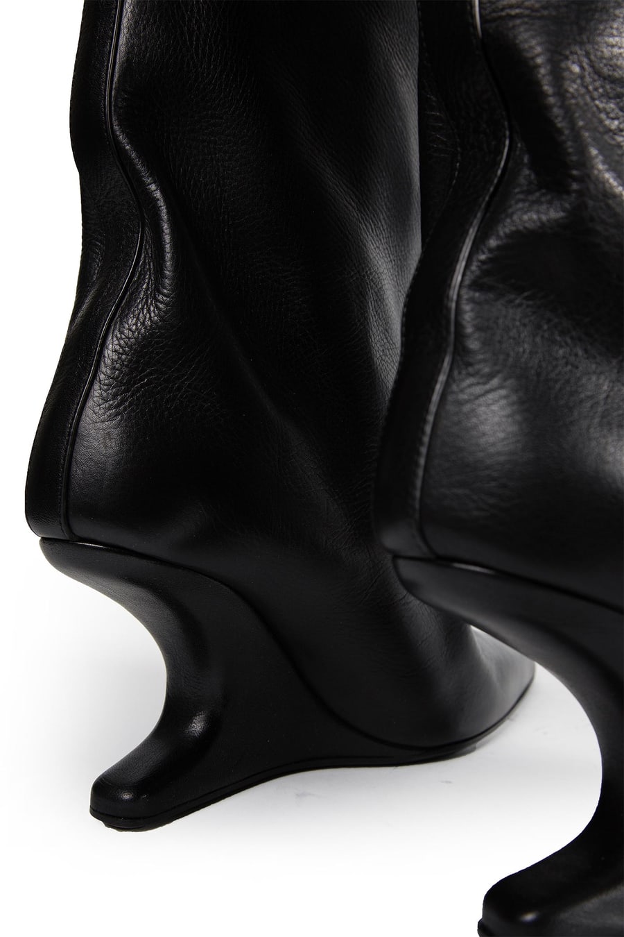 Rick Owens Temple Cantilever 8 Sharp Flared Boots, view 7