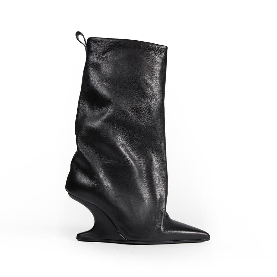 Rick Owens Temple Cantilever 8 Sharp Flared Boots, view 8