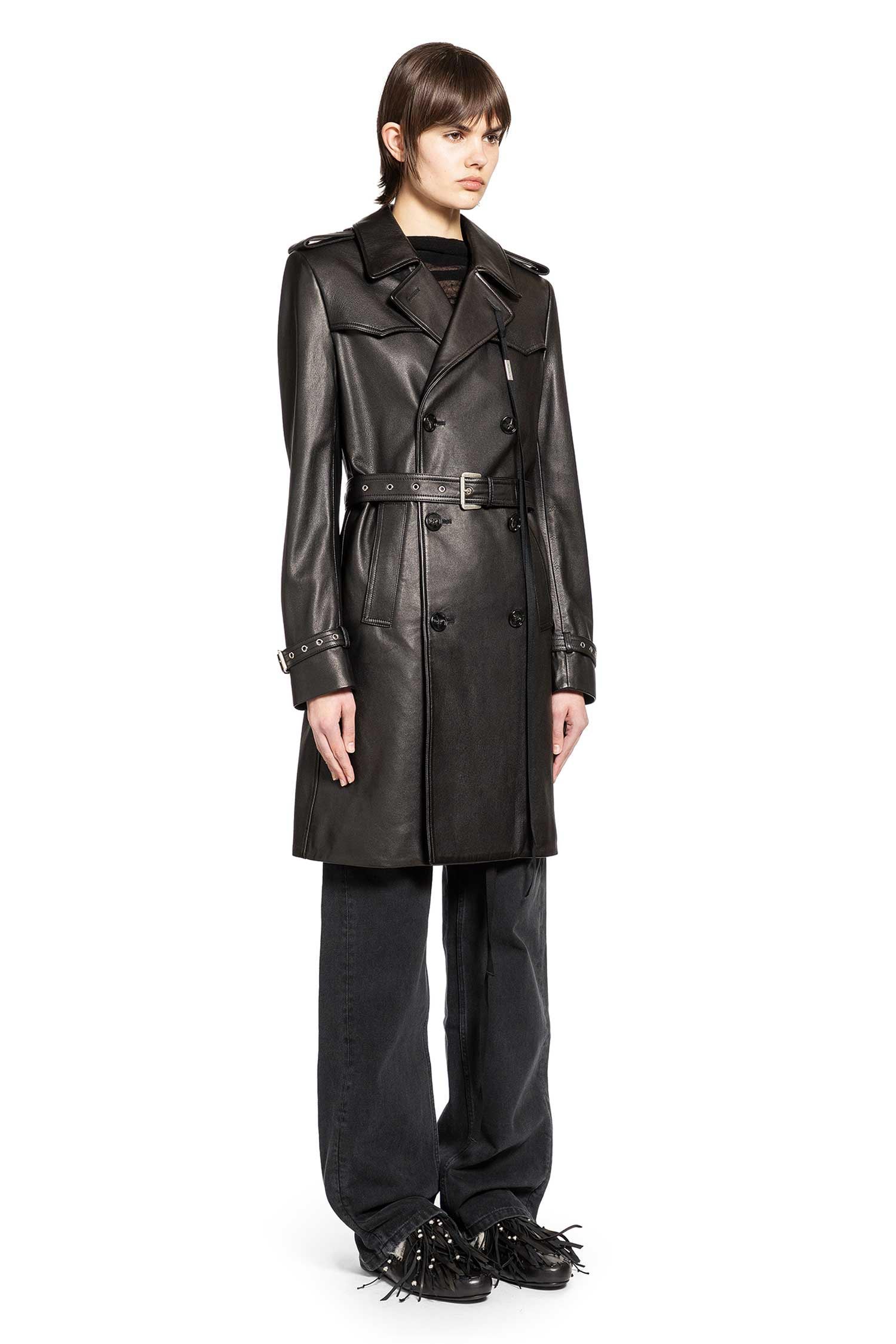 Ann Demeulemeester Eda Fitted Double Breasted Coat