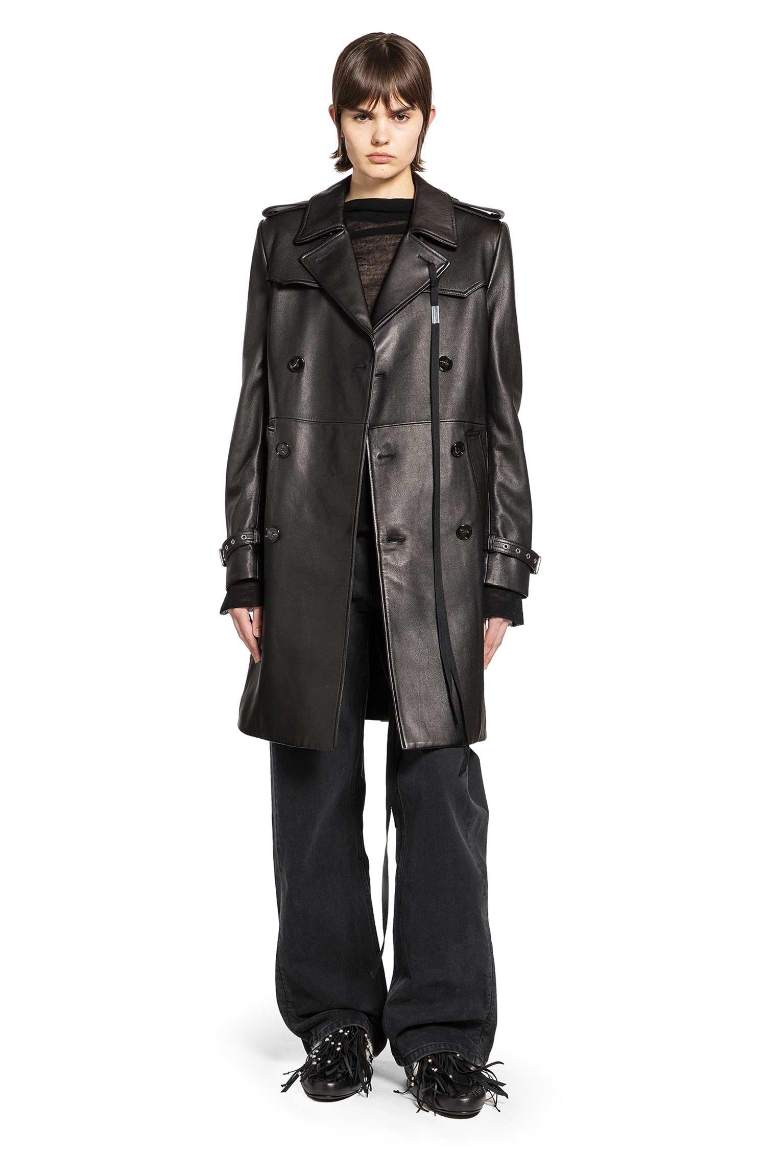 Ann Demeulemeester Eda Fitted Double Breasted Coat