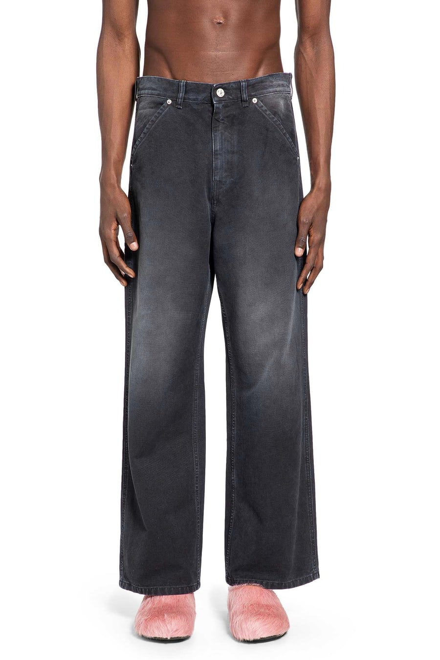 Marni Cotton Canvas Trousers, view 2