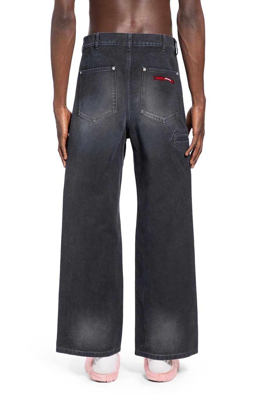 Marni Cotton Canvas Trousers, view 4