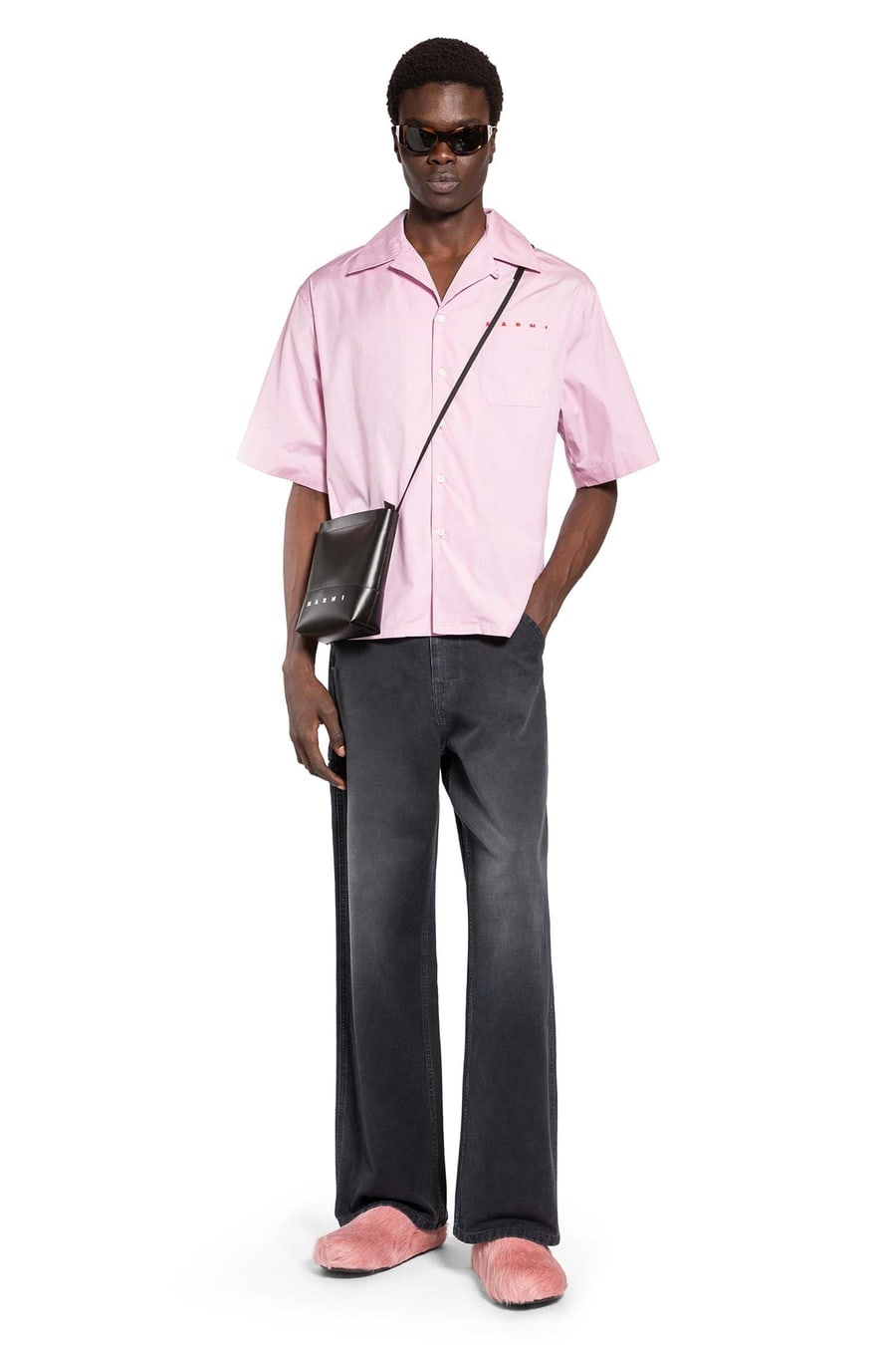 Marni Cotton Canvas Trousers, view 5