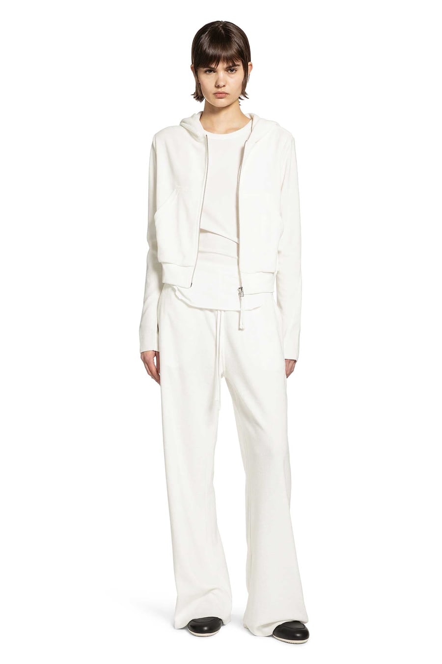 THOM KROM Hooded Terry Sweatjacket, view 5