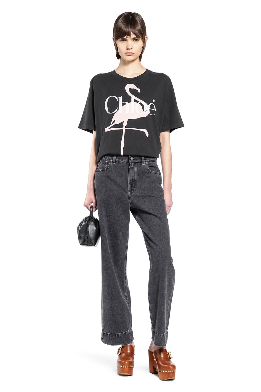 Chloé Generous Logo T-Shirt, view 5