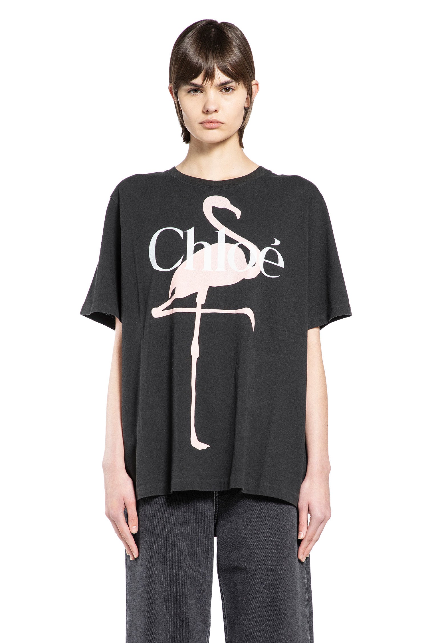 Chloé Generous Logo T-Shirt, view 2