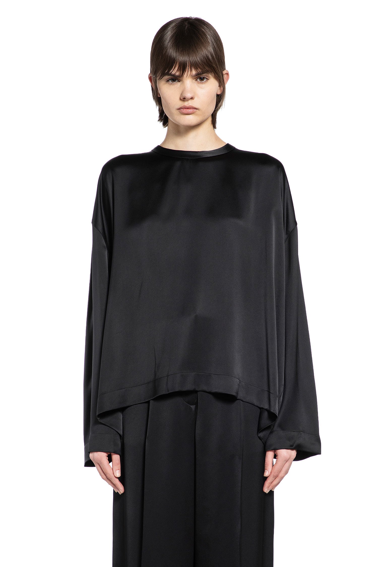 Toteme Boxy Satin Top
