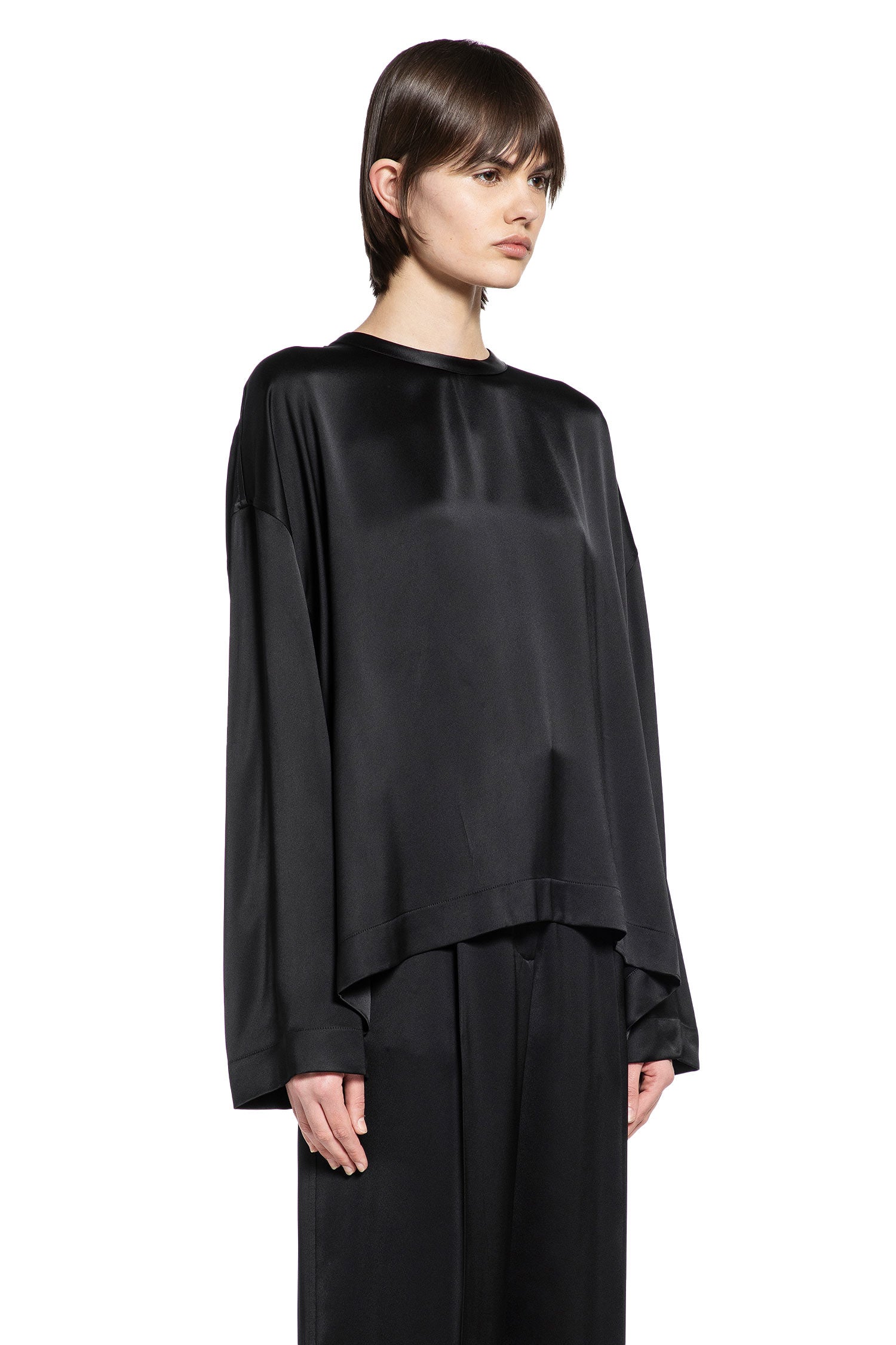 Toteme Boxy Satin Top, view 2