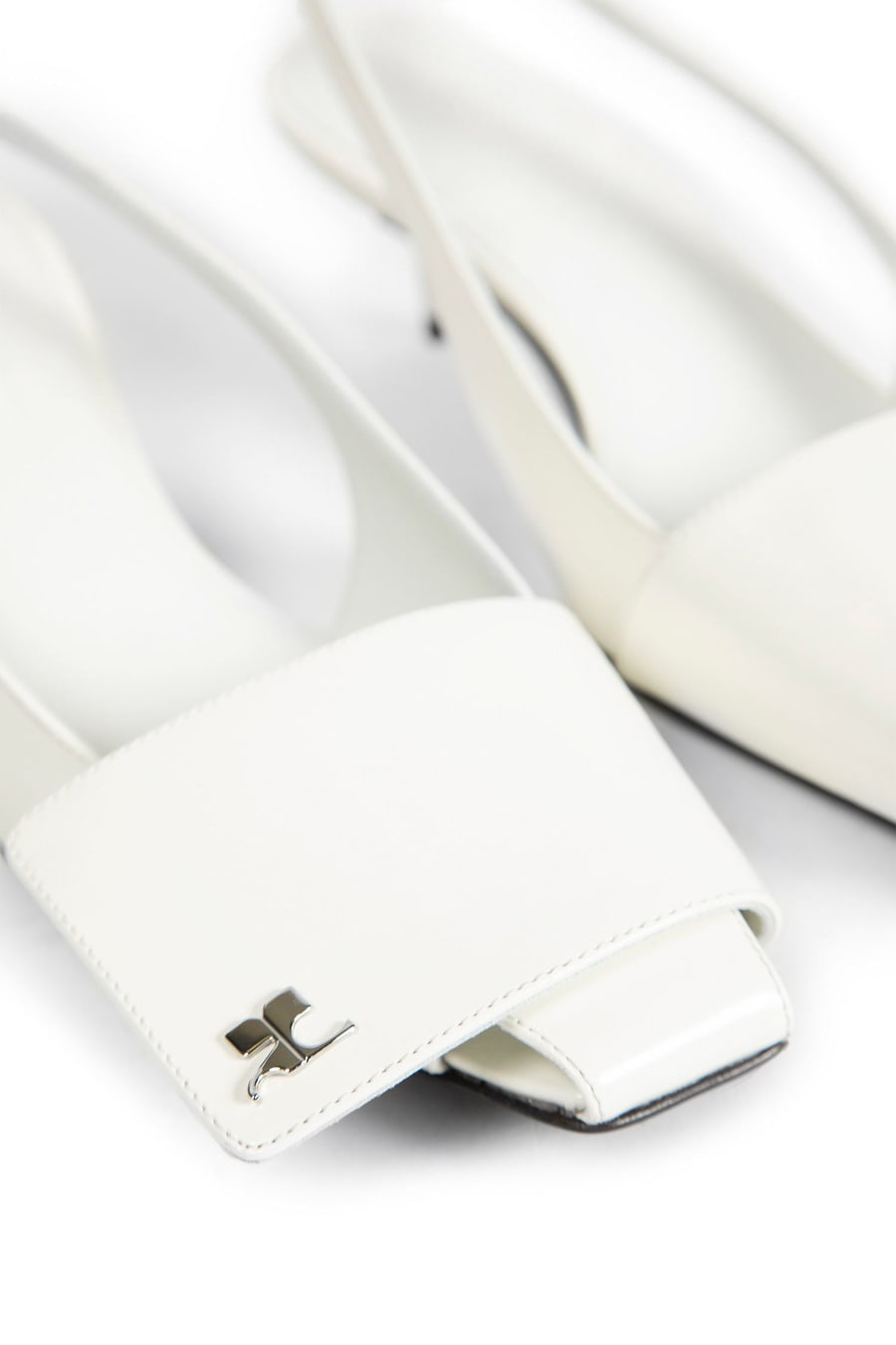 COURRÈGES Fold Iced Slingbacks, view 7
